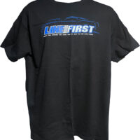 Blue Mustang Pro Tree Logo T-Shirt Black - Line First Racing