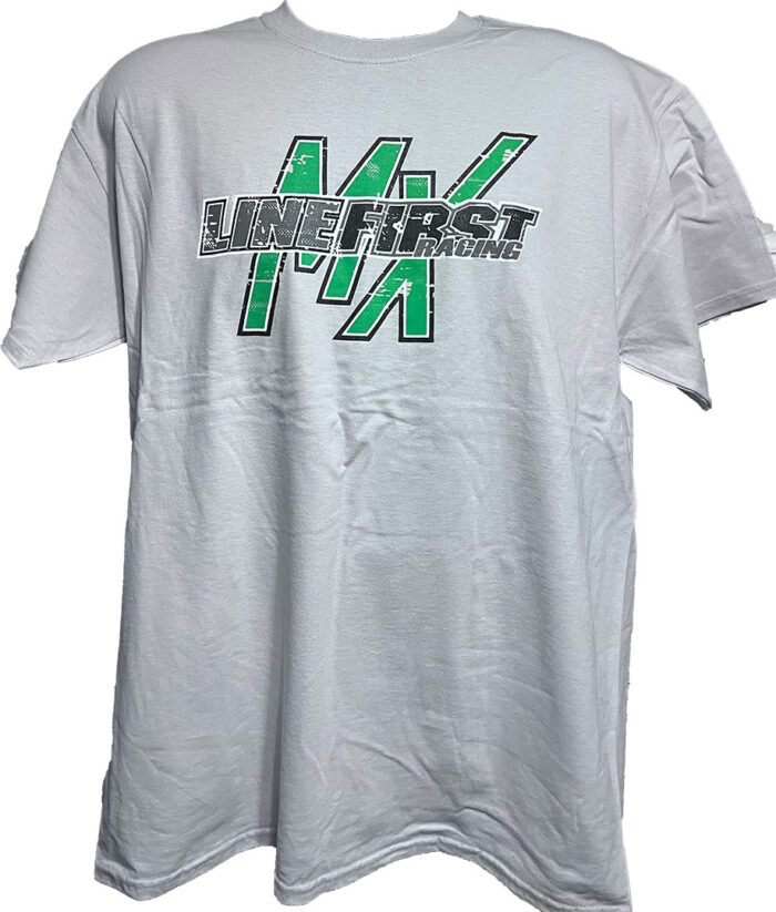 Line-First-Clothing-Company-Green-MX-Logo-T-Shirt-Grey-Front