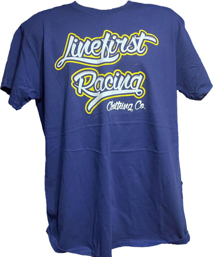 Line-First-Clothing-Company-OG-Logo-T-Shirt-Blue-Front