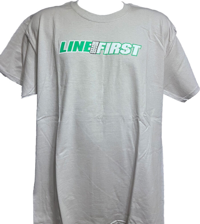 Line-First-Clothing-Company-Pay-Me-Second-T-Shirt-Grey-Front